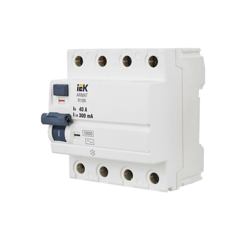 ARMAT Выключатель дифференциального тока R10N 4P 40А 300мА тип A IEK