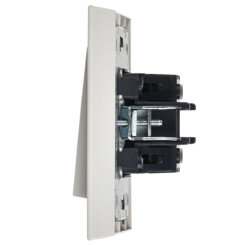 BRITE Выключатель 1-клавишный 10А в сборе ВСР10-1-0-БрБ белый IEK