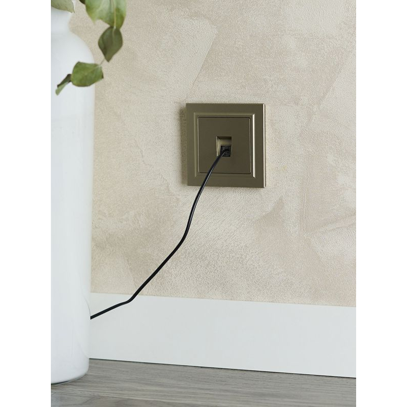 BRITE Рамка 1-местная IP44 РУ-1-БрШ-44 шампань IEK