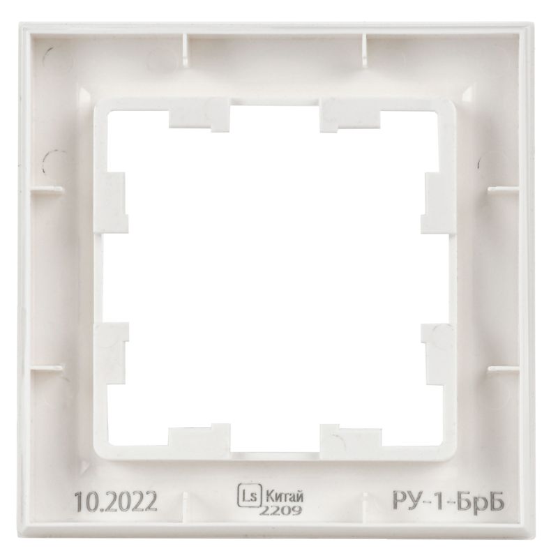 BRITE Рамка 1-местная РУ-1-БрБ белый IEK