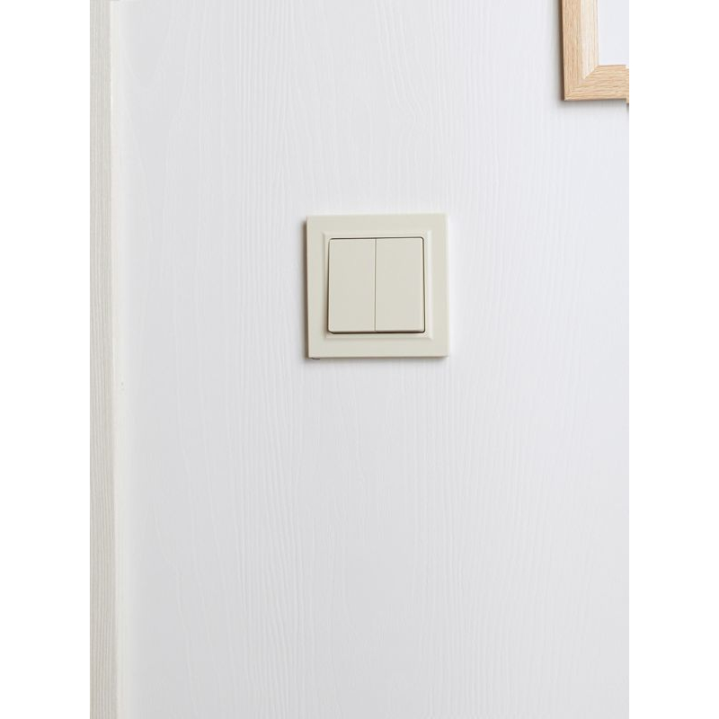 BRITE Рамка 1-местная РУ-1-БрКр бежевый IEK