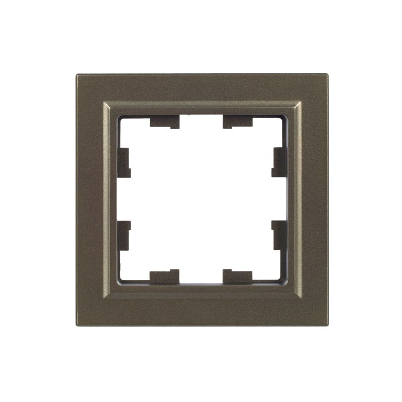 BRITE Рамка 1-местная РУ-1-БрШ шампань IEK