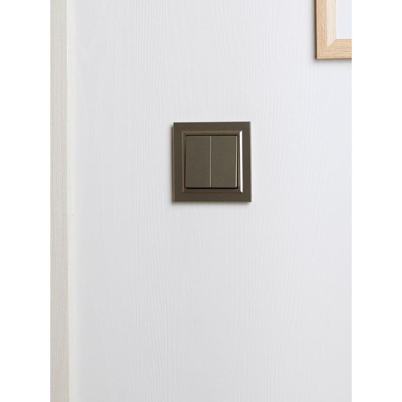 BRITE Рамка 1-местная РУ-1-БрШ шампань IEK