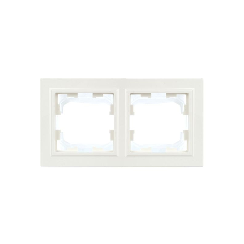 BRITE Рамка 2-местная IP44 РУ-2-БрБ-44 белый IEK