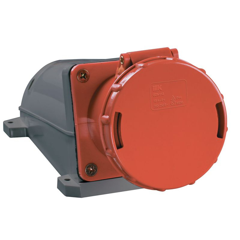 Розетка стационарная ССИ-134 3Р+РЕ 63А 380-415В IP54 IEK