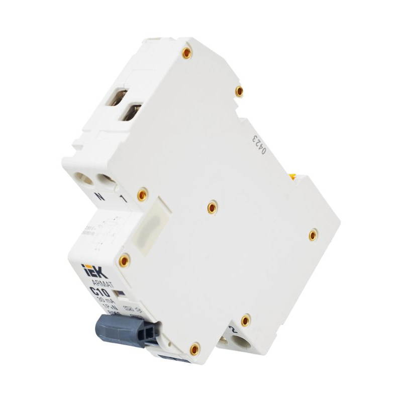 ARMAT Автоматический выключатель дифференциального тока B06S 1P+NP C10 30мА тип A (18мм) IEK