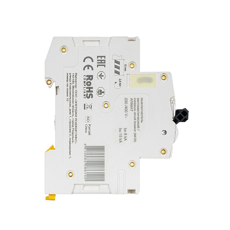 ARMAT Автоматический выключатель M06N 1P D 10А IEK