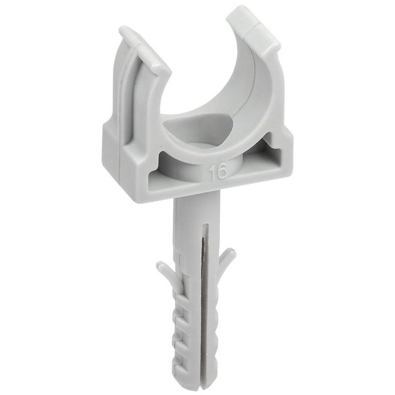 ELASTA Держатель с защелкой и дюбелем CT16 (без винта) IEK