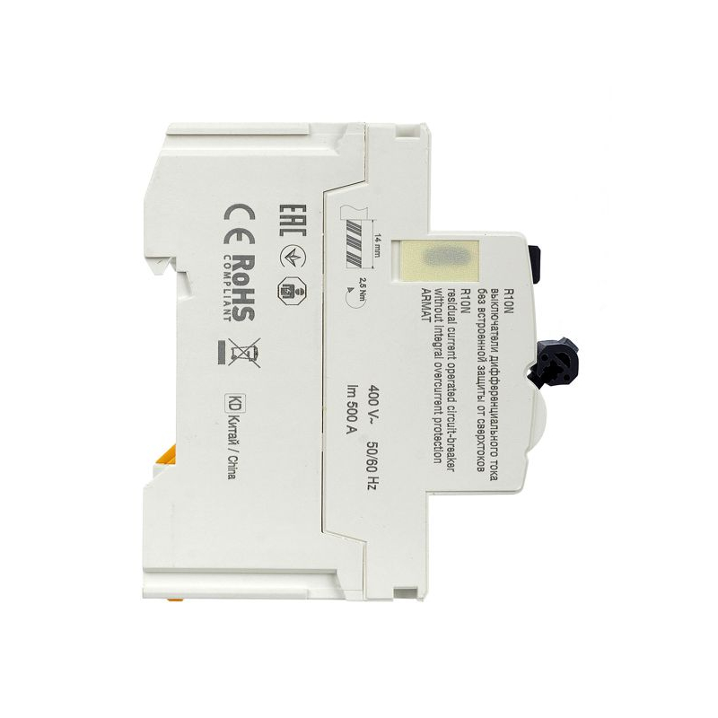 ARMAT Выключатель дифференциального тока R10N 4P 25А 30мА тип A IEK