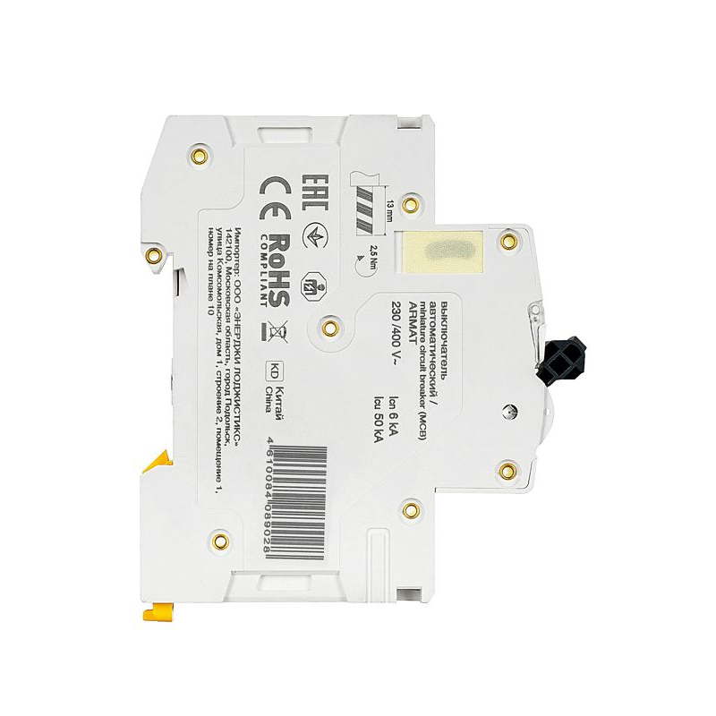 ARMAT Автоматический выключатель M06N 3P D 10А IEK