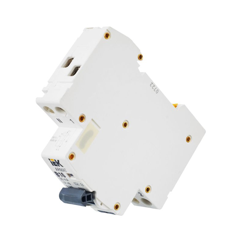 ARMAT Автоматический выключатель дифференциального тока B06S 1P+NP B16 30мА тип A (18мм) IEK