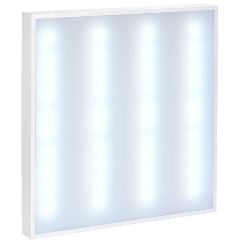 PRO Панель светодиодная ДВО 1001 40Вт 6500К IP40 595х595мм опал IEK