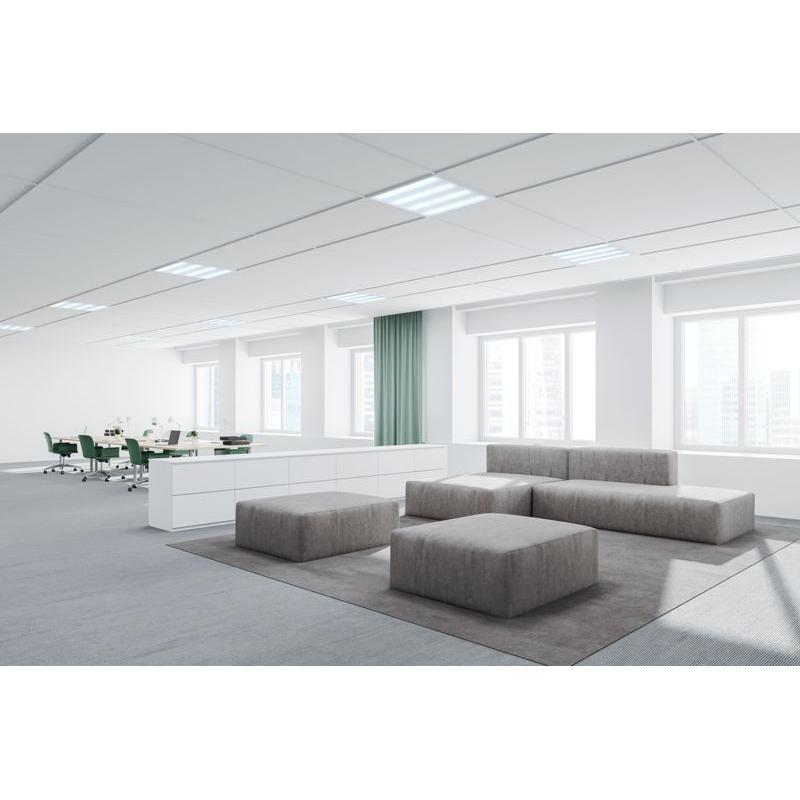 PRO Панель светодиодная ДВО 1001 40Вт 6500К IP40 595х595мм опал IEK