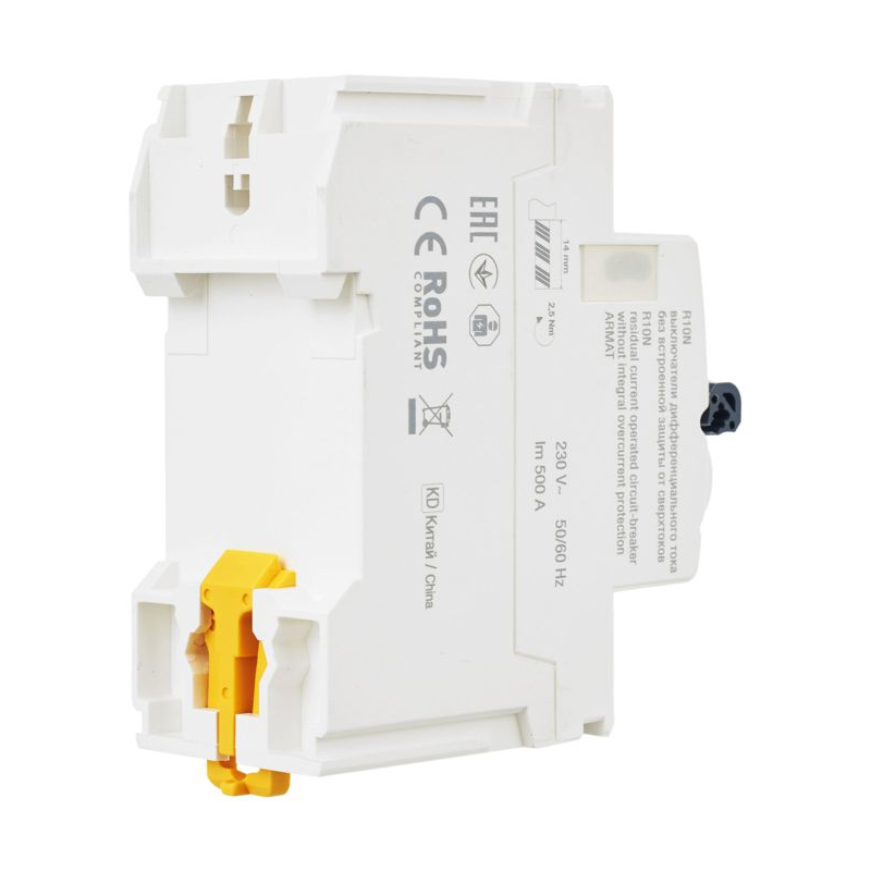 ARMAT Выключатель дифференциального тока R10N 2P 40А 100мА тип AC IEK