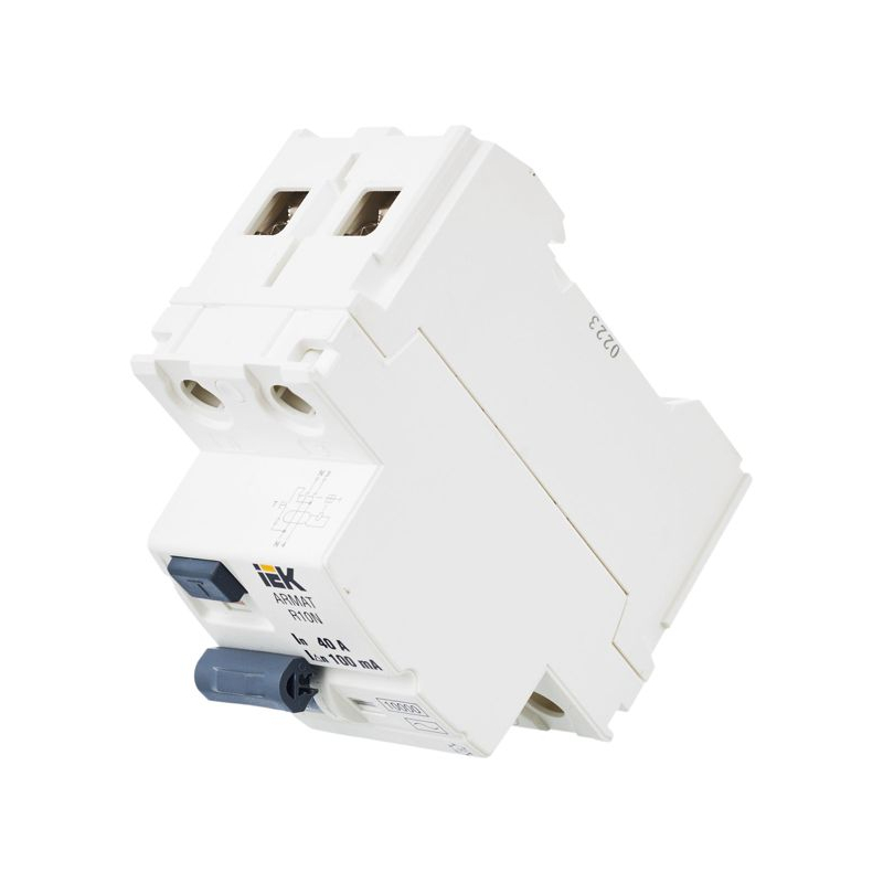 ARMAT Выключатель дифференциального тока R10N 2P 40А 100мА тип AC IEK