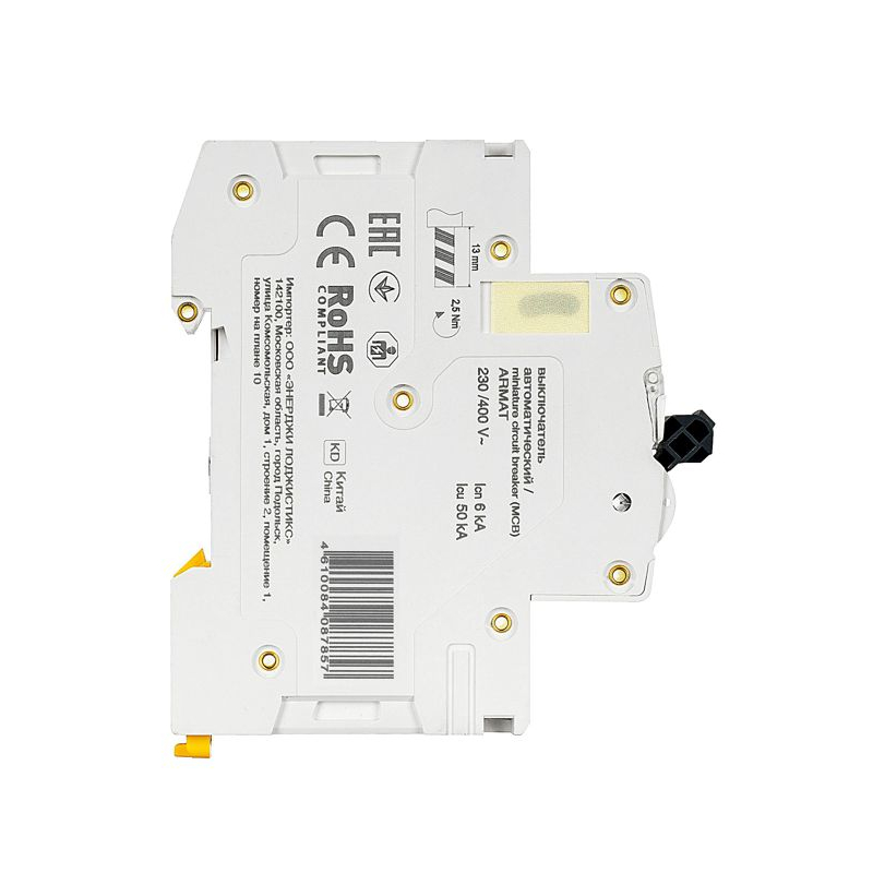 ARMAT Автоматический выключатель M06N 3P C 1А IEK