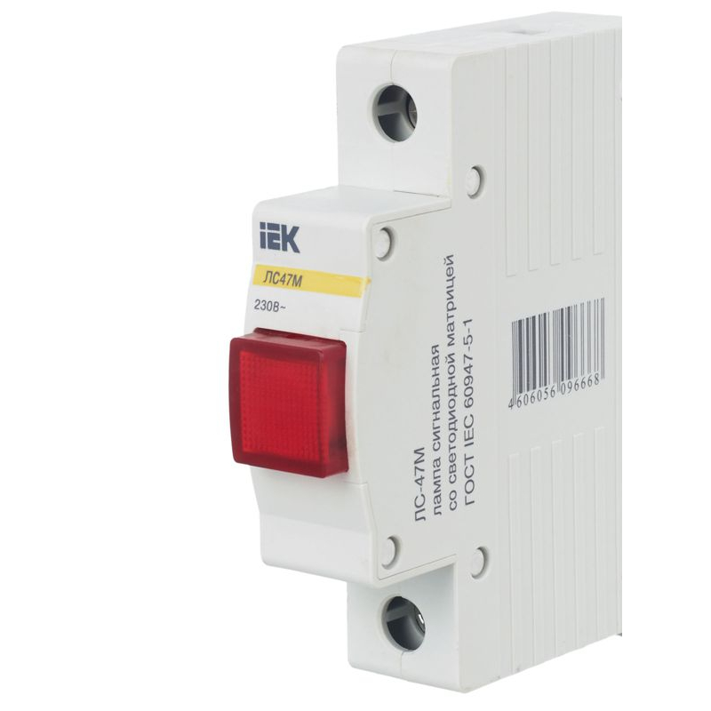 Лампа сигнальная ЛС-47М матрица красная IEK