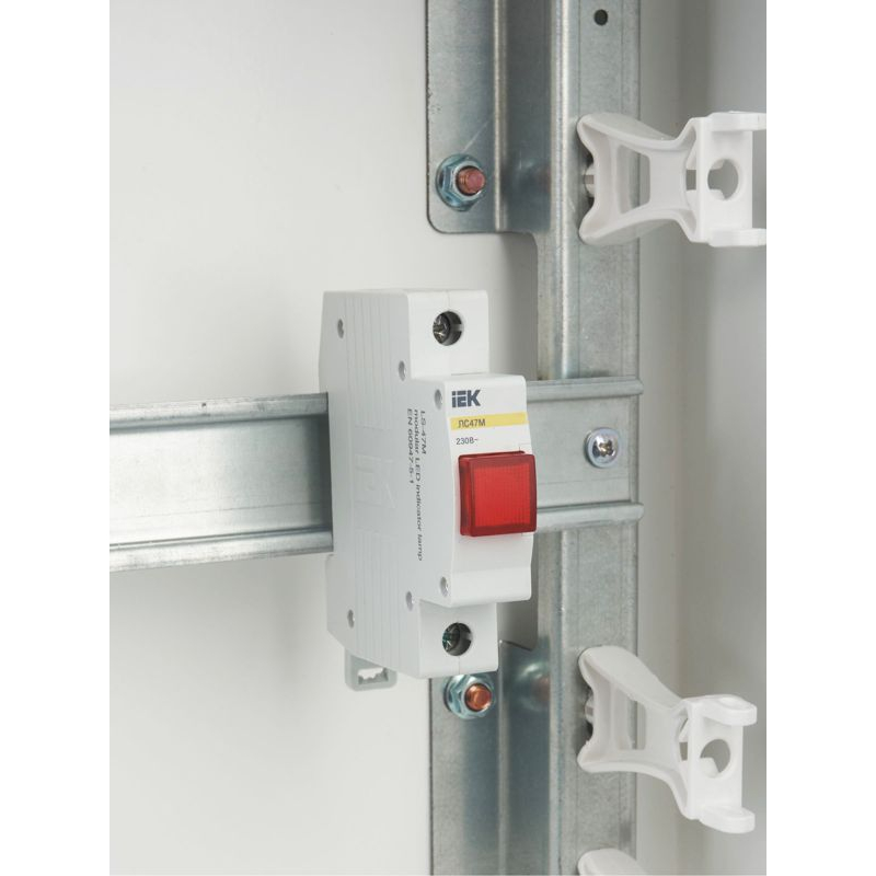 Лампа сигнальная ЛС-47М матрица красная IEK