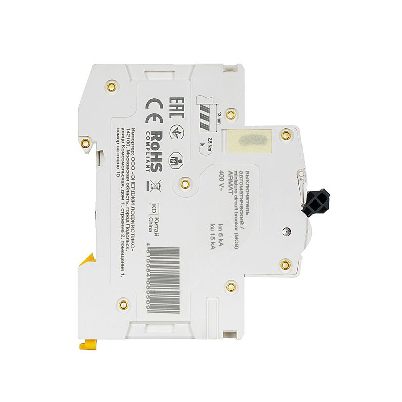 ARMAT Автоматический выключатель M06N 4P C 10А IEK