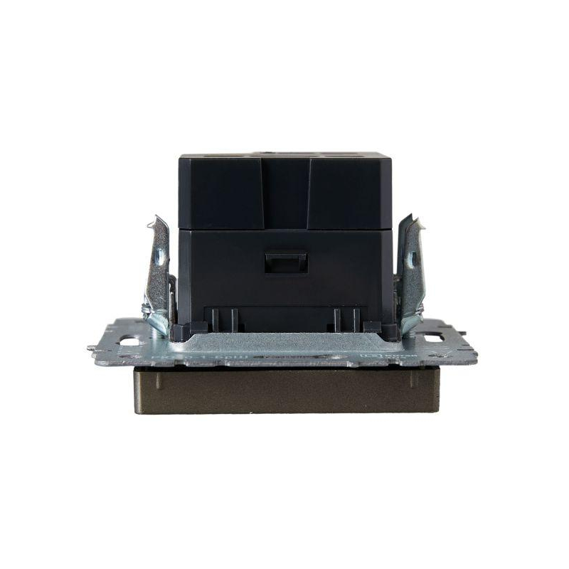 BRITE Розетка USB A+C 18Вт РЮ11-1-БрШ шампань IEK