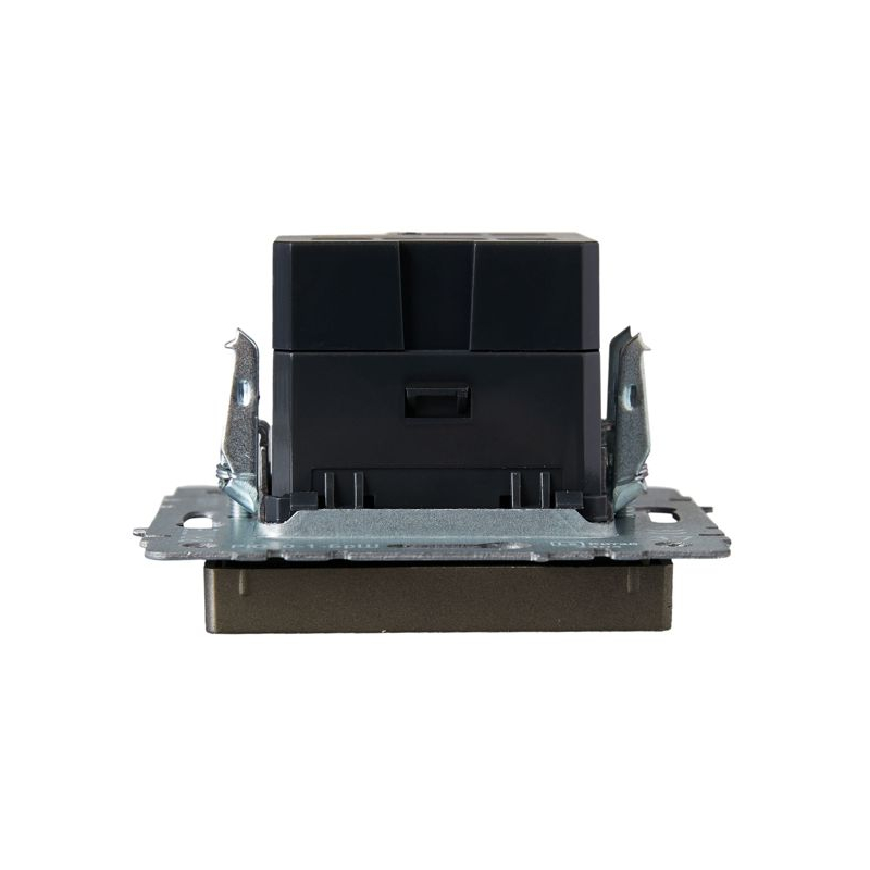 BRITE Розетка USB A+A 5В 3,1А РЮ10-1-БрШ шампань IEK