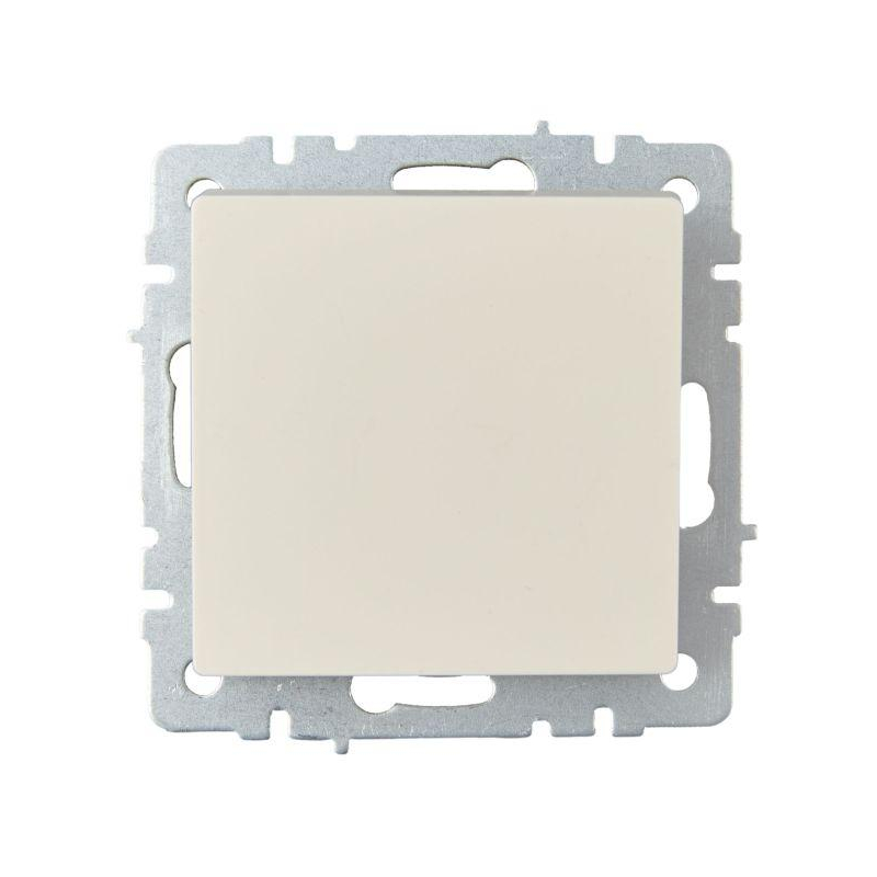 BRITE Выключатель 1-клавишный перекрестный 10А ВС10-1-3-БрКр бежевый IEK