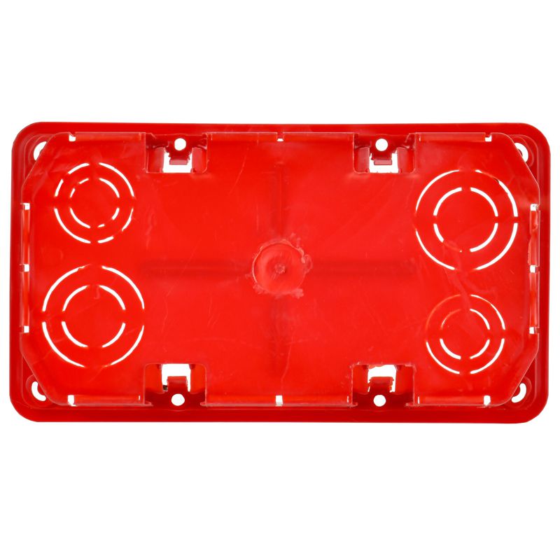 Коробка распаячная КМ41006 для твердых стен безгалогенная (HF) 172х96х45мм с саморезами с крышкой IEK