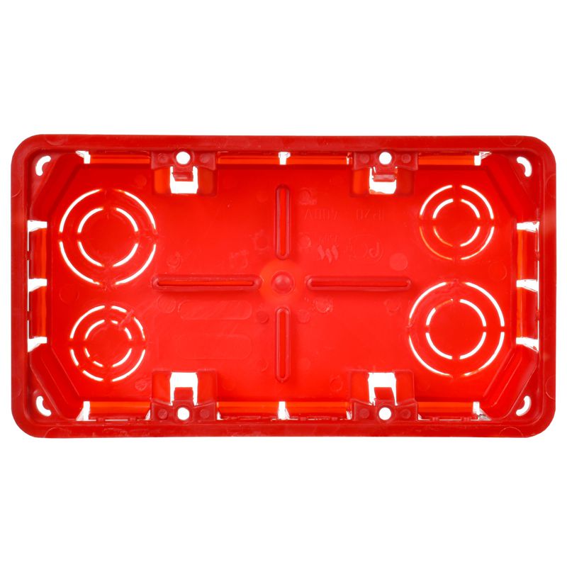 Коробка распаячная КМ41006 для твердых стен безгалогенная (HF) 172х96х45мм с саморезами с крышкой IEK