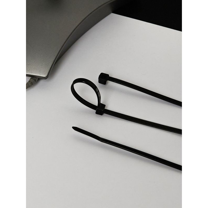 Хомут 3,6х350мм нейлон черный (100шт) IEK