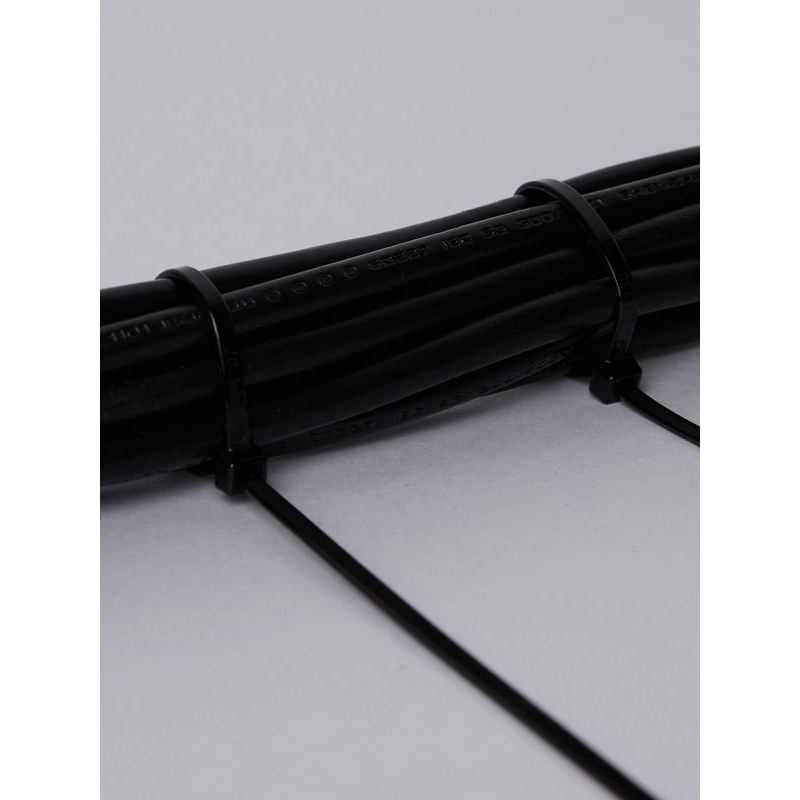 Хомут 3,6х350мм нейлон черный (100шт) IEK