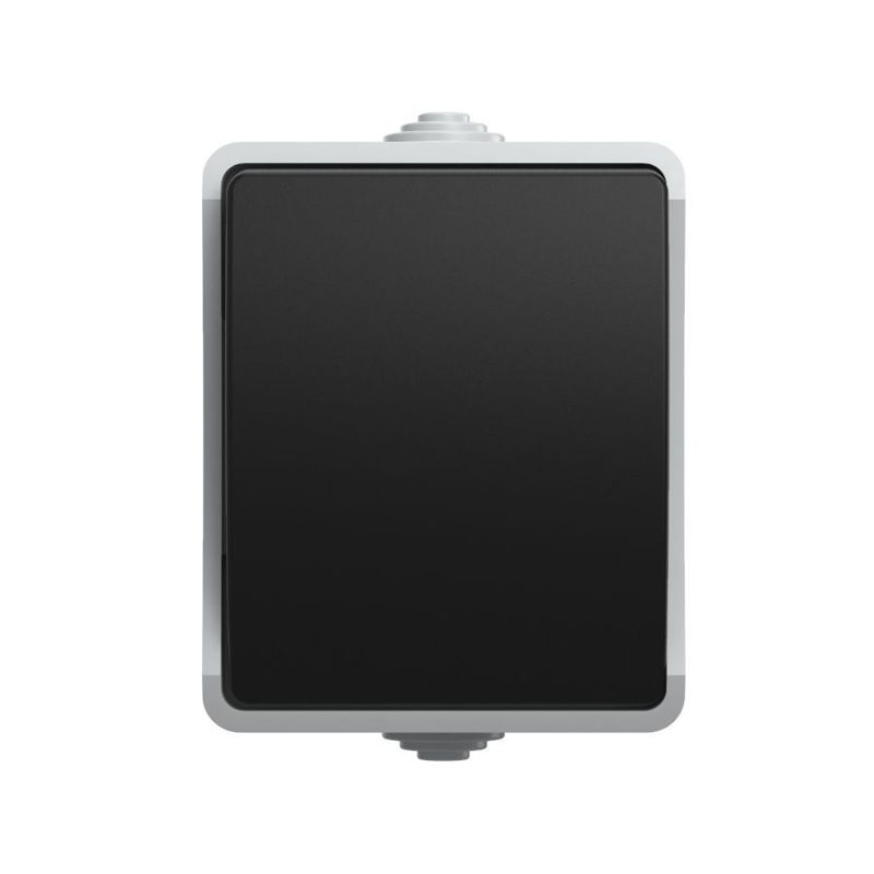 FORS Выключатель 1-клавишный проходной для открытой установки 10А IP54 ВС20-1-0-ФСр серый IEK