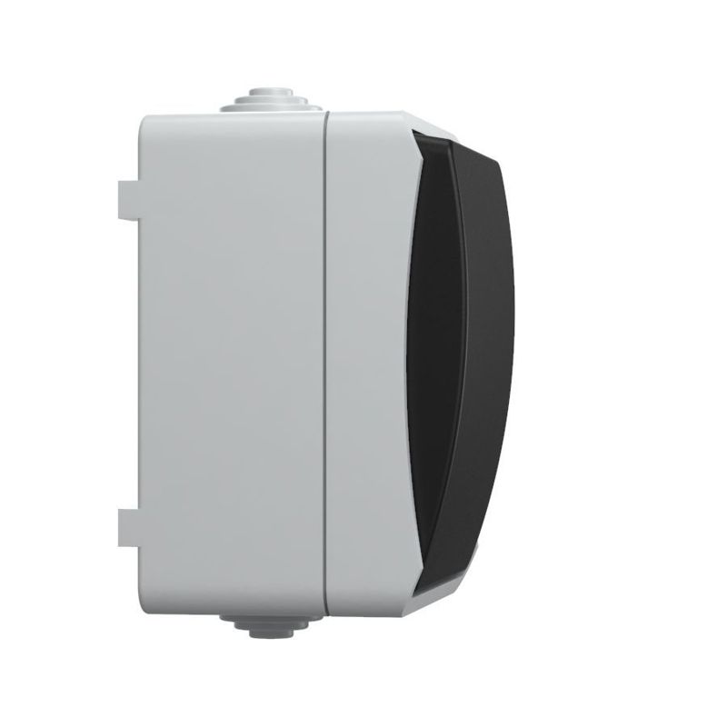 FORS Выключатель 1-клавишный проходной для открытой установки 10А IP54 ВС20-1-0-ФСр серый IEK