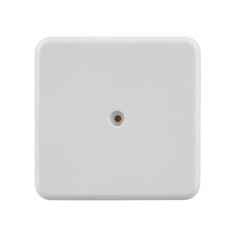 Коробка распаячная КМ41212-01 для открытой проводки безгалогенная (HF) 75х75х20мм белая (6 клемм 6мм2) IEK