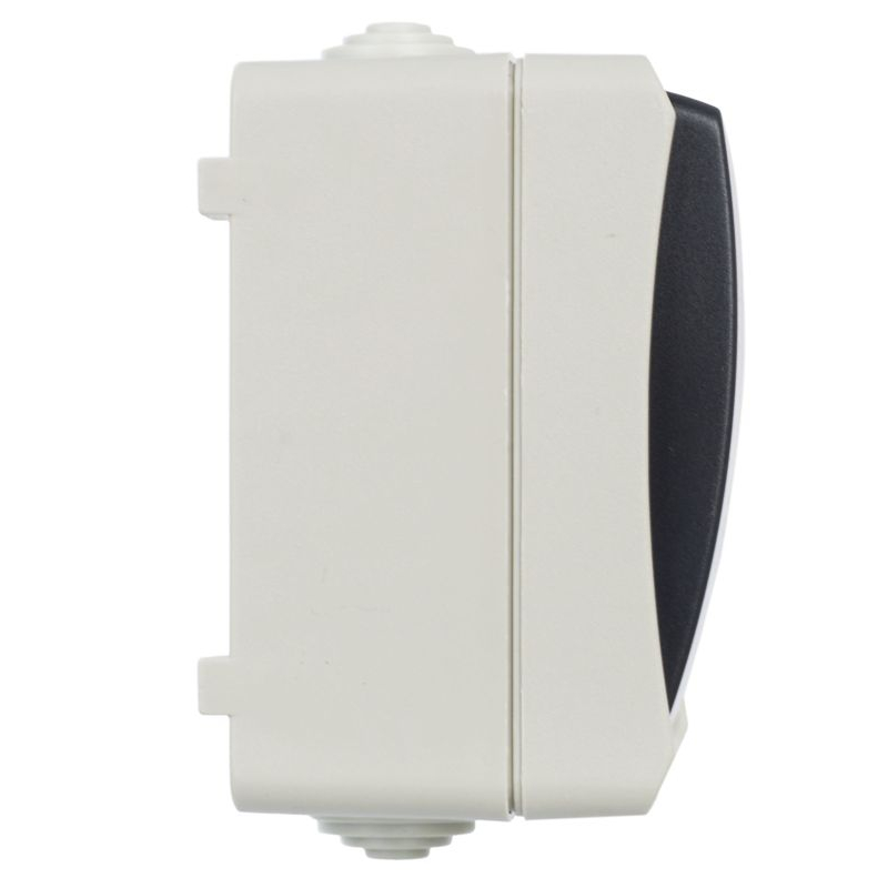 FORS Выключатель 2-клавишный для открытой установки 10А IP54 ВС20-2-0-ФСр серый IEK