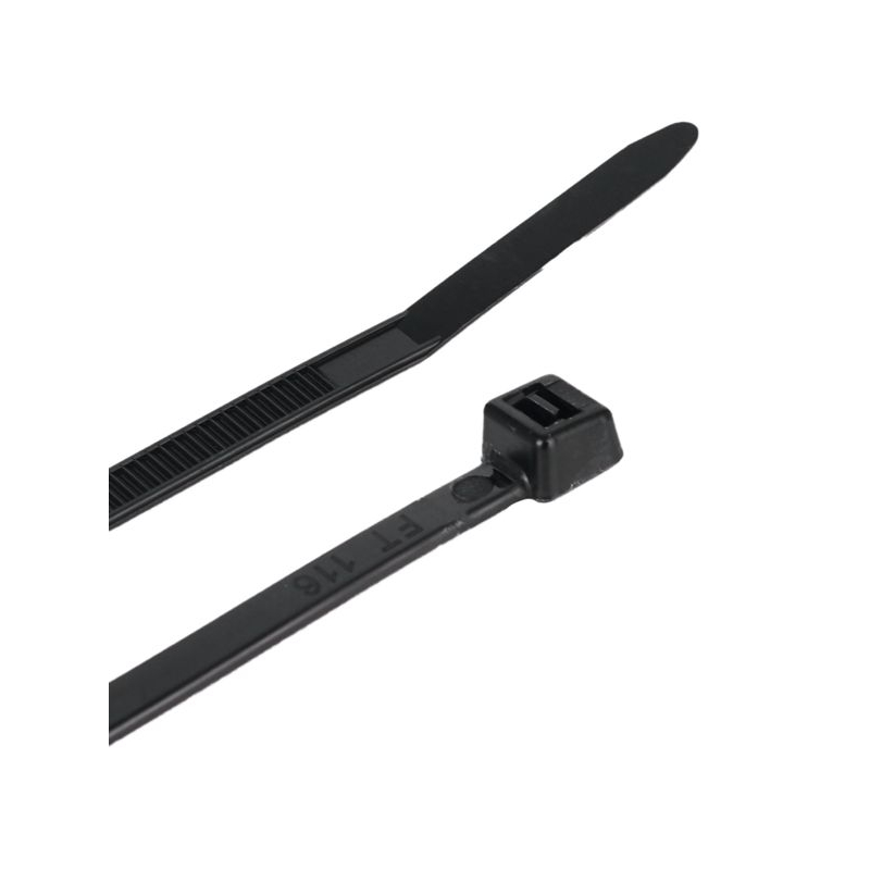 Хомут 4,8х200мм нейлон черный (100шт) IEK