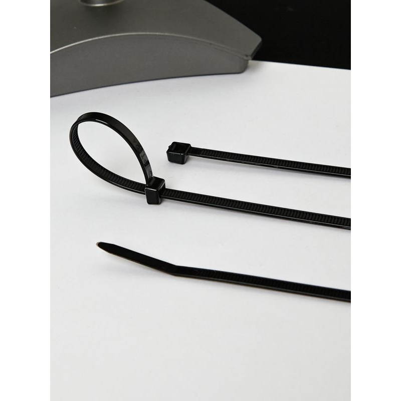 Хомут 4,8х200мм нейлон черный (100шт) IEK