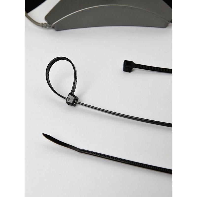 Хомут 4,8х300мм нейлон черный (100шт) IEK