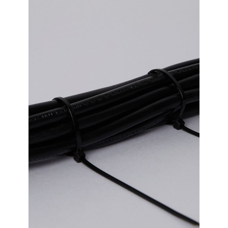 Хомут 2,5х200мм нейлон черный (100шт) IEK