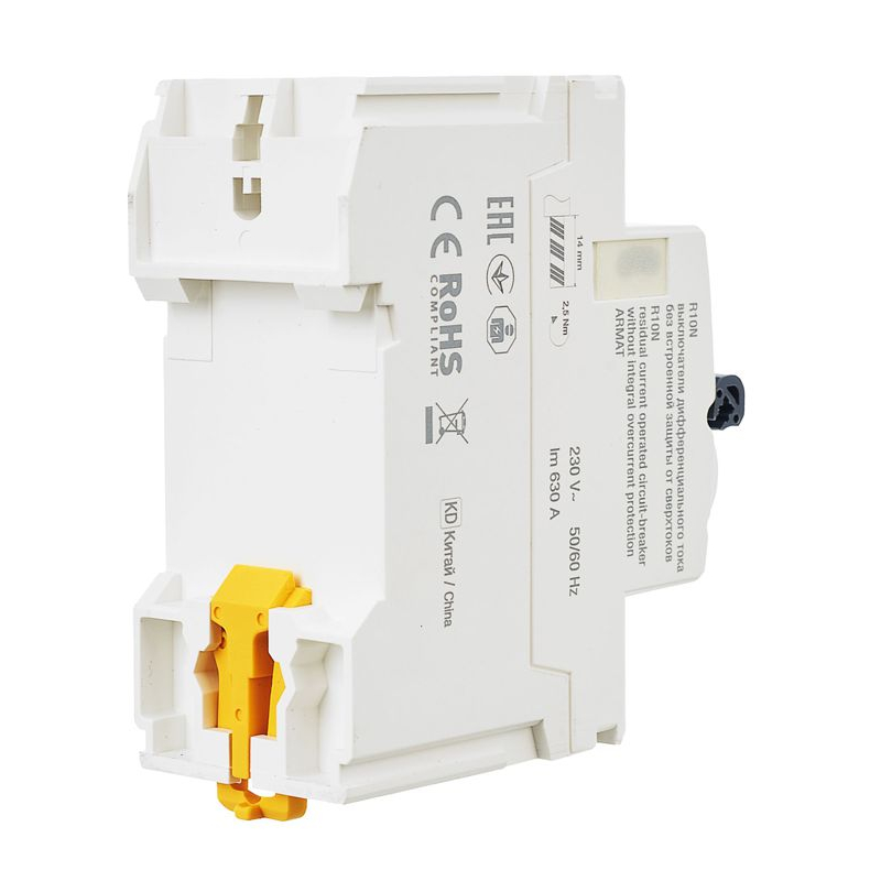 ARMAT Выключатель дифференциального тока R10N 2P 63А 30мА тип A IEK