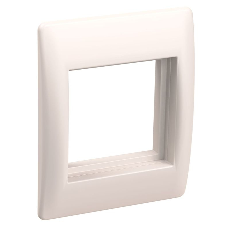 PRIMER Рамка и суппорт универсальные на 2 модуля белые IEK