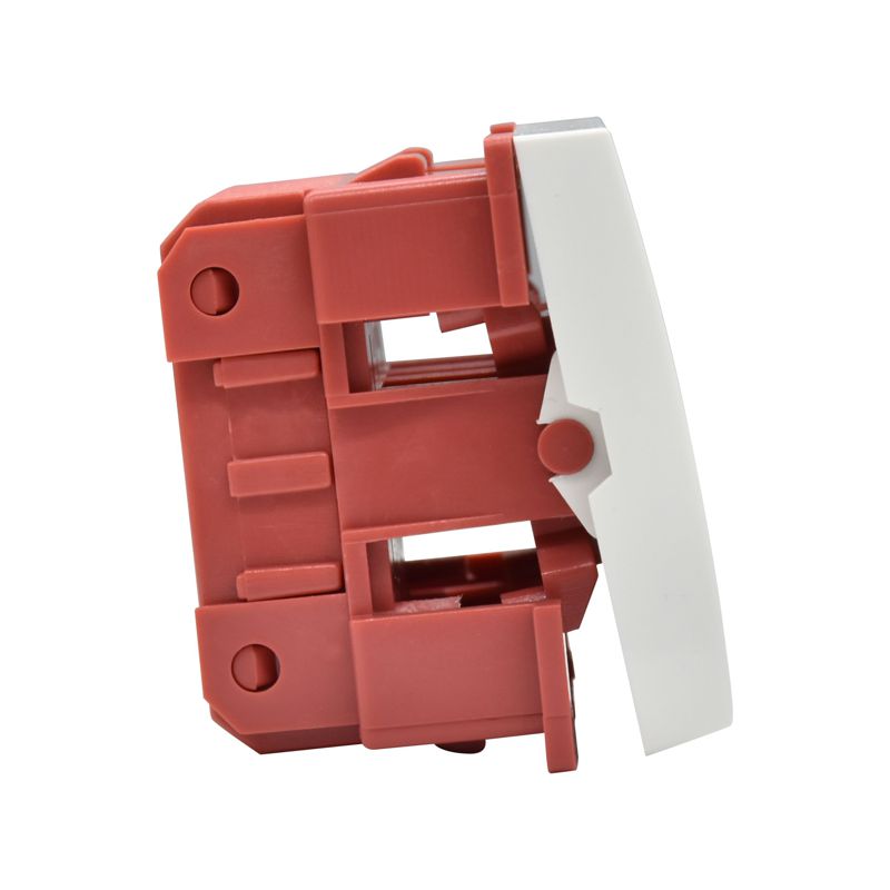 Выключатель одноклавишный ВКО-21-00-П (на 2 модуля) ПРАЙМЕР белый IEK