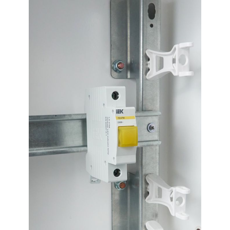 Лампа сигнальная ЛС-47М матрица желтая IEK