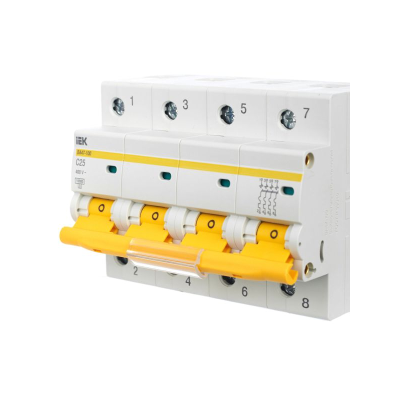 KARAT Автоматический выключатель ВА47-100 4P C 25А 10кА IEK