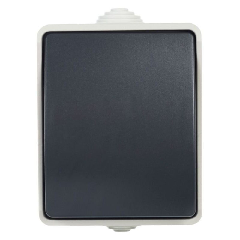 FORS Выключатель кнопочный для открытой установки 10А IP54 ВСк20-1-0-ФСр серый IEK