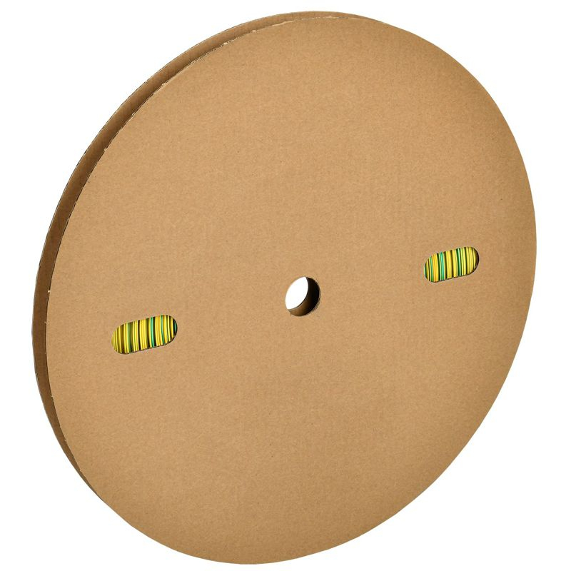 Трубка термоусадочная ТТУ нг-LS 40/20 желто-зеленая (50м/упак) IEK