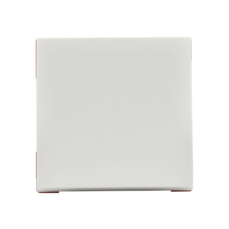 Выключатель проходной (переключатель) одноклавишный ВК4-21-00-П (на 2 модуля) ПРАЙМЕР белый IEK