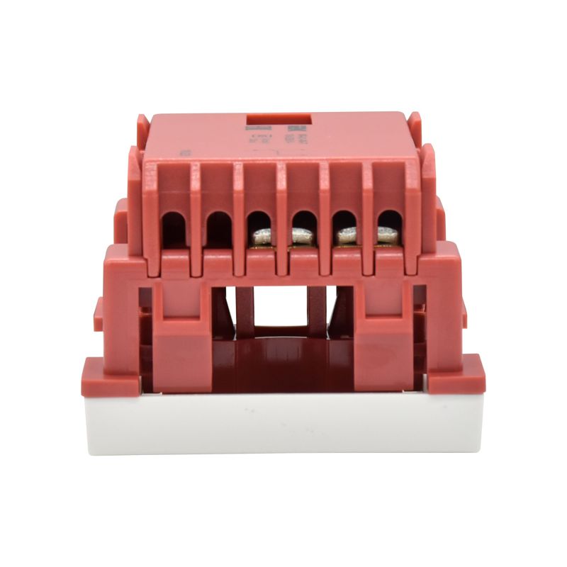 Выключатель проходной (переключатель) одноклавишный ВК4-21-00-П (на 2 модуля) ПРАЙМЕР белый IEK