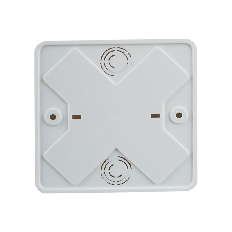 Коробка распаячная КМ41222 для открытой проводки безгалогенная (HF) 100х100х44мм белая (6 клемм 6мм2) IEK