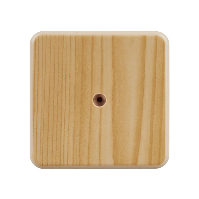 Коробка распаячная КМ41212-04 для открытой проводки безгалогенная (HF) 75х75х20мм сосна (6 клемм 6мм2) IEK