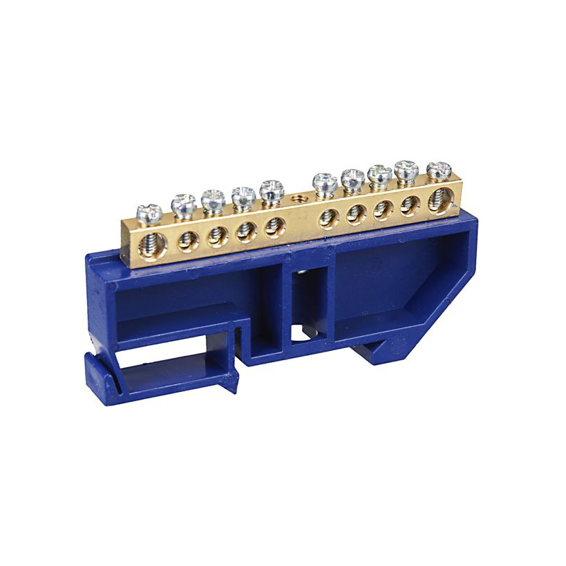 Шина N ноль на DIN-изол ШНИ-6х9-10-Д-С IEK